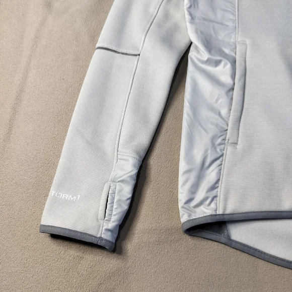 Under Armour Coldgear Storm Gray Full-Zip Hoodie - Picture 2 of 15